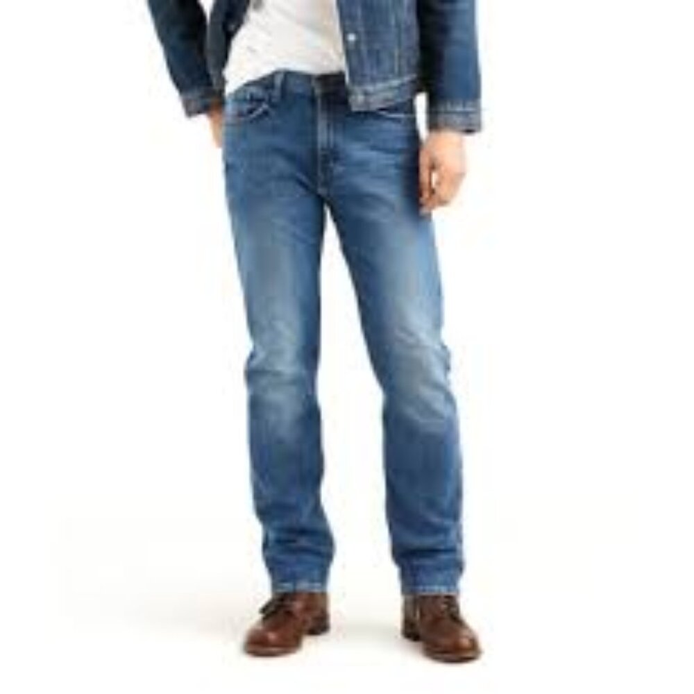 Levi's Men's 505 Regular Fit Straight Jeans with Stretch; Size 36 x 30